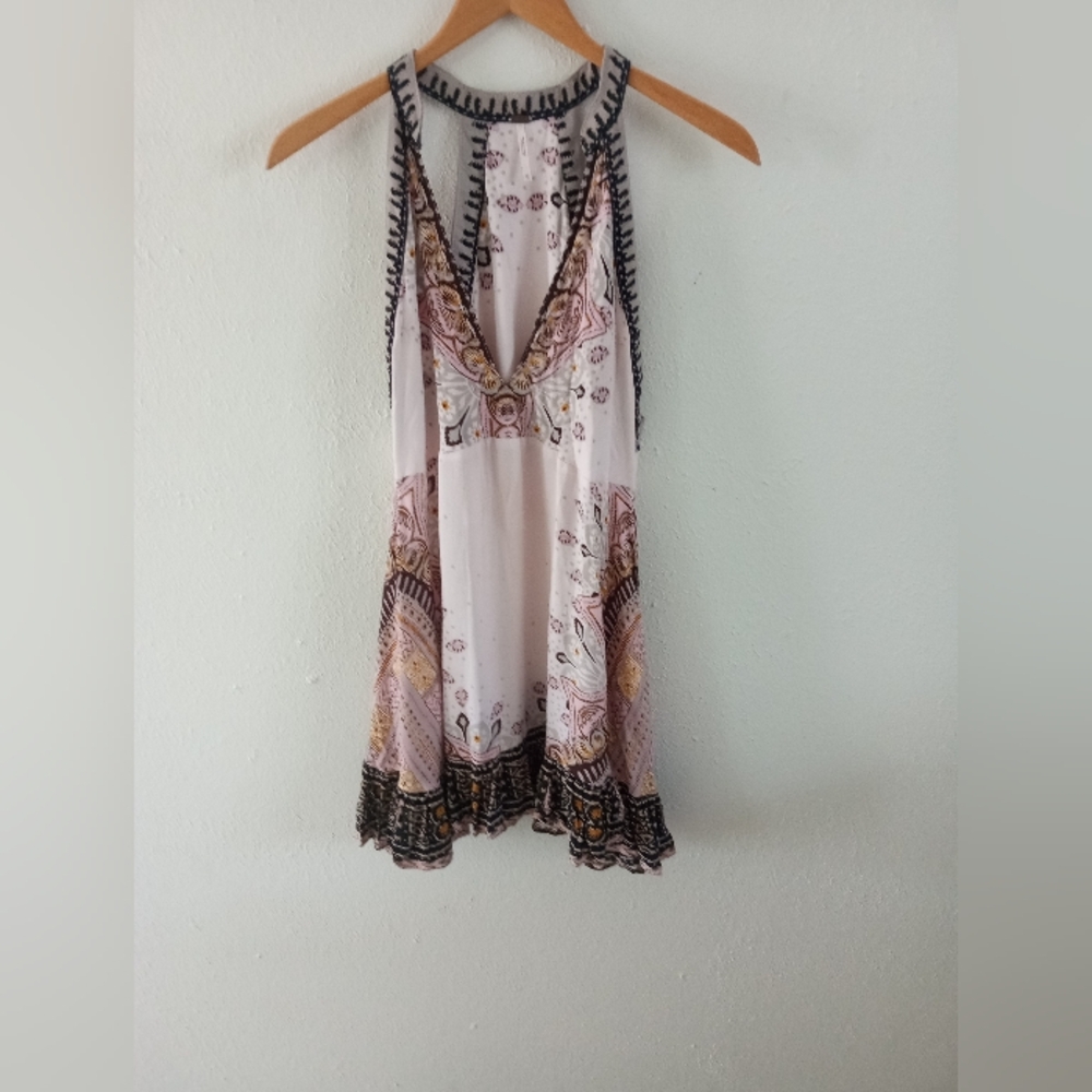 FREE PEOPLE Steal The Sun Ruffled Flared Tunic/Dress | XS - Picture 5 of 7
